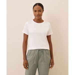 ✨NWT✨ PACT Women's Softspun Crew Neck Tee in White Sz Medium